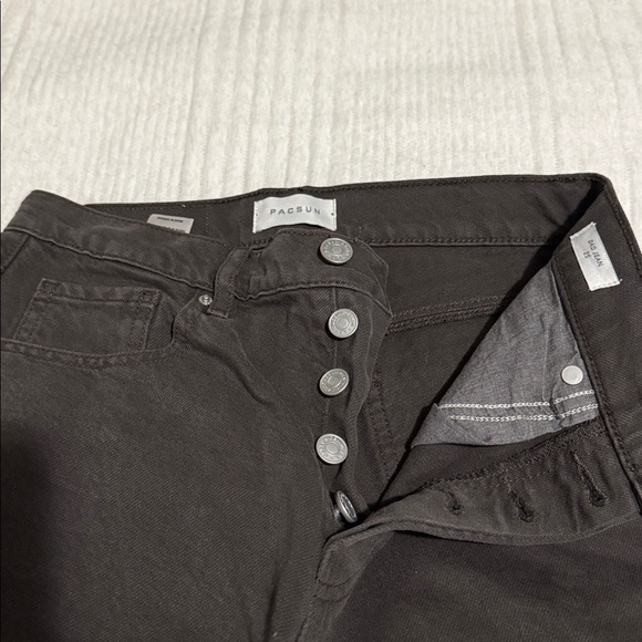 PacSun women's brown dad jeans - Picture 2 of 4